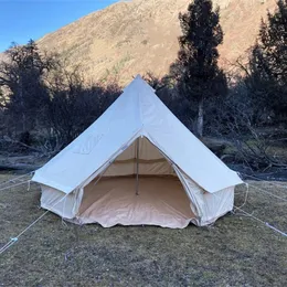 Tendas e abrigos varejo luxo casamento ao ar livre grande família 8-12 pessoas primavera outing tenda acampamento yurt em forma mongol