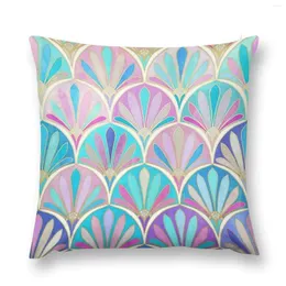 Pillow Glamorous Twenties Art Deco Pastel Pattern Throw Sofa Decorative Covers For Living Room