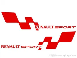 2 Stück Paar wasserdichter „Renault Sport“ Autoaufkleber 299 cm für Renault ESPACE KOLEOS KADJAR CAPTUR FLUENCE MEGANE RSall C5066013