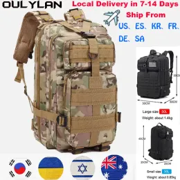 Taschen Oulylan Männer Armee Militär 30L/50L Große Kapazität Camping Taktische Rucksack Outdoor Softback Wasserdicht Wandern Jagd Taschen