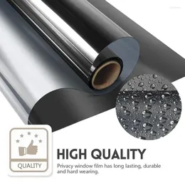 Window Stickers Glass Film One Way Mirror Insulation 40cm 10m Silver Solar Reflective Anti UV Tint Privacy Foil