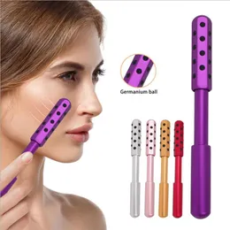 معدات التجميل 30pcs Germanium Stone Massage Face Roller تخصيص لون المنتج Kakusan Masager Manual Personal Skin Commaging ZZ