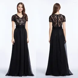 Vestidos de festa B0026 LACECHIFON ETA PROM MULHERES MULHERES MAXI A-LINH