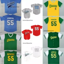 55 Kenny Powers Myrtle Beach Mermen Charros Custom Jersey Bad News Bears 12 Tanner Boyle Kelly Leak Movie 1976 Chicos Bail Bonds Jerseys