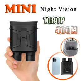 Mini 80 Super Mini Small Night Vision Telescope Wbudowany wyświetlacz 6x Zoom Digital Telescope Nocny wizja DVR Record 16 GB