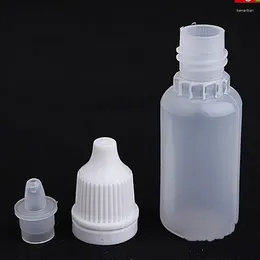 Depolama Şişeleri 50pc 30ml Boş Plastik Sıkılabilir Damlalı Beyaz Şeffaf Göz Sıvı Doldurulabilir Şişe Damlalar Toptan