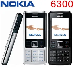 Original Renoverad telefon Nokia 6300 Låst upp till mobiltelefon TFT 16M Färger ryska tangentbord engelska tangentbord billigaste telefon9775090