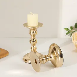 Titulares de vela americano ferro arte titular mesa de jantar casamento elegante simples luxo artesanal houders decoração de casa