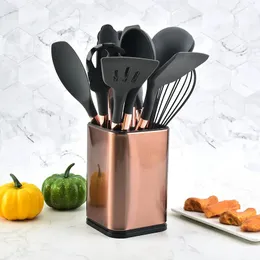 Nuovo centesimo da cucina da cucina in silicone cucina cucina antiaderente strumento di cottura da cucina spatola a mestoli di uova di uova di uova utensili da zuppa per cucchiaio set per