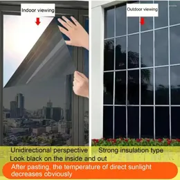 Adesivos de janela Filme de privacidade conveniente Instalação unidirecional Premium Sunshade Office Tint Bloqueio UV