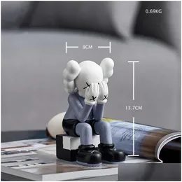 Oggetti decorativi Figurine Personaggio creativo Statue e sculture Accessori per la camera da letto Casa Kawaii Room Decor Personaggio per interni Dhnbx