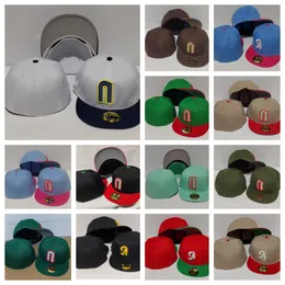 Ball Caps UNI Ready Stock M Dopasowane czapki Letter Hip Hop Baseball Hats Zamknięte wiadra Hatstitch Heart Hustle Kwiaty rozmiar 7-8 Drop Deli
