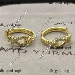 DY Desginer David Yurma Jewelry Top Quality Earring Simple And Elegant Popular Woven Twisted Rope Fashion Ring David Earring Punk Jewelry Band Fashion David 177