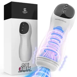 Aierle Xiaoai Sukeing Aircraft Cup Mens Full-Outomatic Heating Vibration Masturbator Sex Products 4ovs