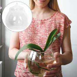 Vasi Bonsai Micro Paesaggio Bottiglia ecologica Porta caramelle Ciotola porta caramelle Contenitore in vetro vuoto con coperchio