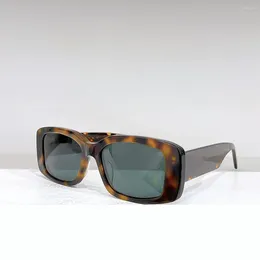 Óculos de sol feminino grande rosto óculos estrela talento eyewear c402 folha importada ao ar livre com caixa lente de alta definição