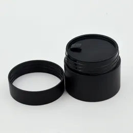 Lagringsflaskor 60 st 20g svart plast rund tom makeup burk potten resor ansikte grädde lotion kosmetisk behållare återfyllbar