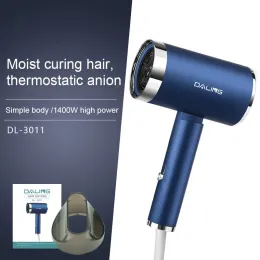 Secadores novos secadores dobráveis ​​secador de cabelo 1400W de alta potência, alta velocidade, baixo ruído, íon negativo frio e ar quente, viagem de cabelo conveniente em casa secador de cabelo