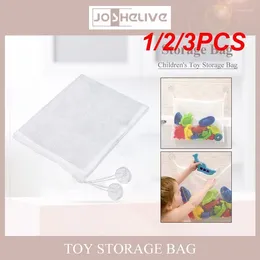 Sacos de armazenamento 1/2/3pcs bebê banheiro malha saco para brinquedos de banho crianças cesta net jogos infantis rede brinquedo impermeável pano areia praia