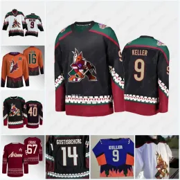 CUSTOM jersey Arizona Reverse hockey Christian Fischer Jakob Chychrun Shane Doan Schmaltz Fischer Zack Kassian Juuso Valim