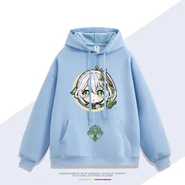 Genshin Impact Clothes Naxida Grass God Hooded Guards Game Anime Peripheral Coat Fashion Casual Top