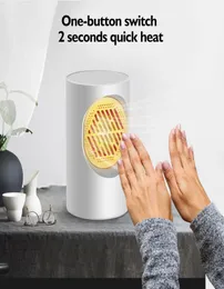 400W Elektrikli Isıtıcı Hızlı Isıtma Fanı Taşınabilir Masaüstü Ofis Isıtma Home Warmer Machine için Sıcak Hava Üfleyici