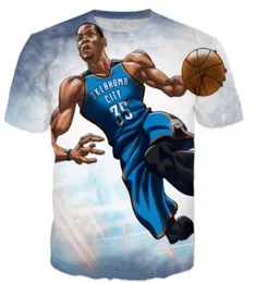 New Fashion Women039S 3D Print Kevin Durant Casual Shorts Tshirt8661936