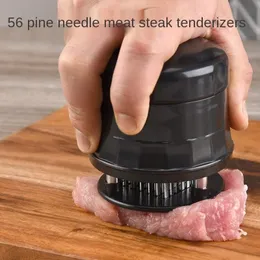 2024 56 Blades Nadel Fleisch Tenderizer Edelstahlmesser Fleisch Beam Steak Hammer Fleisch Tenderizer Hammer Hammer Pounder Kochwerkzeuge - für