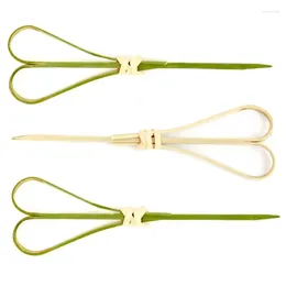 Party Decoration 1000PCS Bamboo Fruit Picks Cocktail Toothpicks Salad Sandwich Buffet Desserts Aperitif Sticks