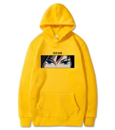 Anime Sweatshirt Karikatür Giyu Tomioka Su Hashira Gözleri Baskı Hoodies Komik Harajuku Yüksek Kalite H09088976588