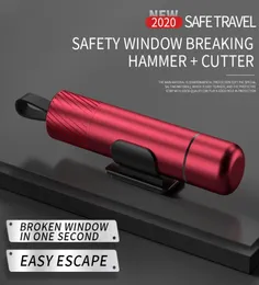 Safety Hammer Emergency Escape Tool Car Window Glass Breaker and Seatbelt Cutter 2in1 Minifor Underwater Working RescueBroke7640365