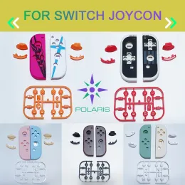 Fall begränsad vestion skalfodral bostadsdelar för ns swith joycon nintend switch joycon controller cover fodral med fullständiga set -knappar