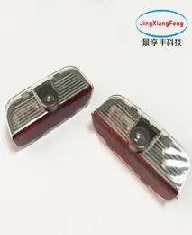 2PCS LED 도어 경고 경전 Skoda Superb 로고 프로젝터 조명 ​​LED Emblem Welcome Light Door Step Ground4284025