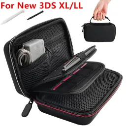 任意の新しい3DS LL/XL 3DSXL 3DSLLハンドヘルド大型キャリングケース16ゲームカードホルダーポーチアクセサリーペン用バッグストレージバッグ