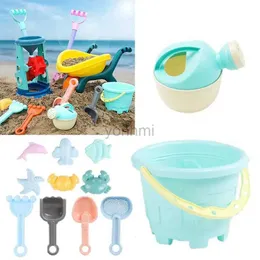 Sand Play Water Fun Fun 12 pezzi da regalo Gift Shovel Stampo Game Outdoor Gadgets Beach Toys Set Dig in Sabbia Kit Sandcastle Watert Watering Kettle 240402