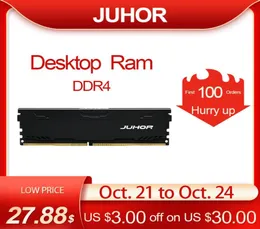 Memória ram ddr4 de juhor 16gb 4gb 8gb 32gb memória de desktop udimm 2133mhz 2400mhz 2666mhz 3000mhz novos rams dimm com dissipador de calor4451207