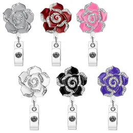 Rose Flower Diamond Badge Rulle