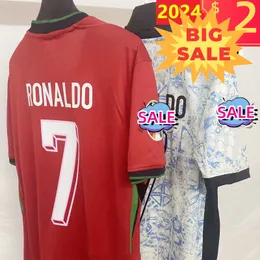 5A+Ücretsiz Gemi 24 25 Portekiz Ronaldo B.Fernandes Futbol Formaları Avrupa Kupası Milli Takımı Maillot Du Runo Fernandes Joao Felix Bernardo Diogo J. Joao Cangelo Erkek Çocuklar