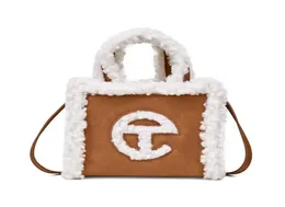 DUPE Cases Fashion Shoulder Belt Shopping Designer Wool Handbag Autumn and Winter New Product9651286