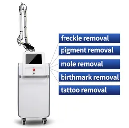 Direttamente risultato laser per la rimozione del tatuaggio pico Pigmento tenero della pelle Rimuovi Picosecond Spot colorato Rimozione della lentiggine del tatuaggio 532nm 755 1064nm carbonio Macchina di bellezza