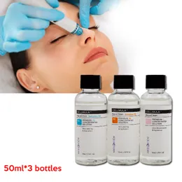 Mikrodermabrasion Aqua -Peeling -Lösung S1 S2 A3 Flaschen 50 ml pro Flasche Gesichtsserumhydra für normale Haut