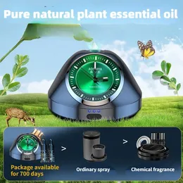 Novo 2024 2023 Novo relógio de carro inteligente Spray Spray Aromaterapia Console Fragrância Difusor Acessórios de perfume luminoso começam a parar de parar,