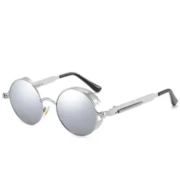 Солнцезащитные очки в стиле панк, пружинная винтовая круглая оправа, солнцезащитные очки с птицами, летающая бумага, автомобильная оправа, мужские поляризационные очки A37
