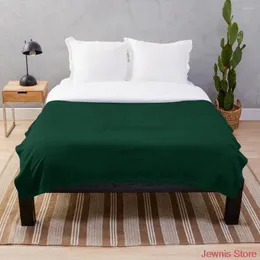 Filtar ultra djup smaragdgrön lägsta pris på plats kasta filt flanell sherpa sängäcken sängkläder soffa picknick päls mjuk