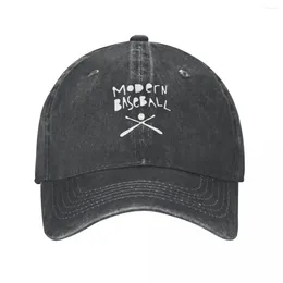 Ball Caps Современная бейсбольная группа. Пуловая толчка капюшона ковбойская шляпа уличная одежда папа мужская женщина