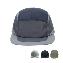Top Caps 2024 Hızlı Kuru Yaz 5 Panel Beyzbol Kapağı Markası Gorras Para Hombres Orijinales Marca Sports Snapback Hats Erkekler için 56-59cm
