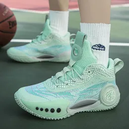 Schuhe High Top Herrenschuhe neue Paar Schuhe Fashion Schuhe Basketball Schuhe lässig fluoreszierende luminöse laufende nicht überrutsche Turnschuhe