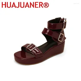 Dress Shoes Buckle Strap Large Size Comfort For Women Med 2024 Sandals Summer Heels Suit Female Beige Big Medium Girls Black Clogs