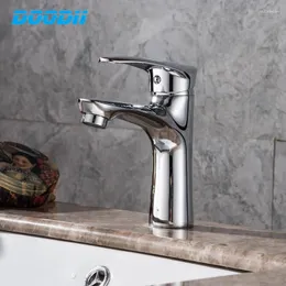 Badrumsvaskar Mixer Faucet Basin da Chrome mässing Vatten kran däck Mount Torneira do Banheiro