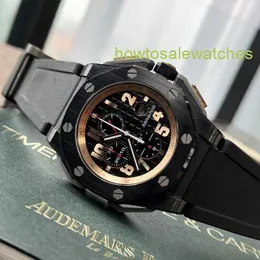 Ultimo orologio da polso AP Royal Oak Offshore 26378 Orologio da uomo di lusso Stallone meccanico automatico in ceramica